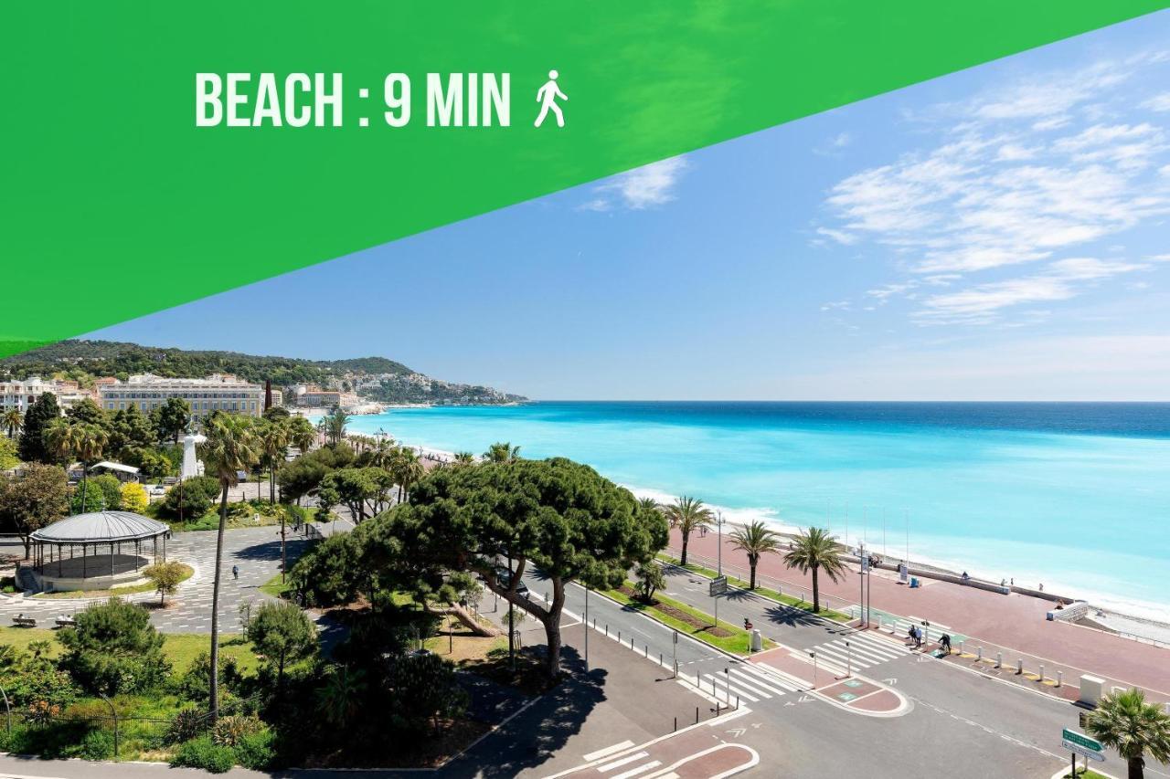 Hyper Centre - Air-conditioned - Quiet - Tramway - Equipped Kitchen - Wifi Apartment Nizza